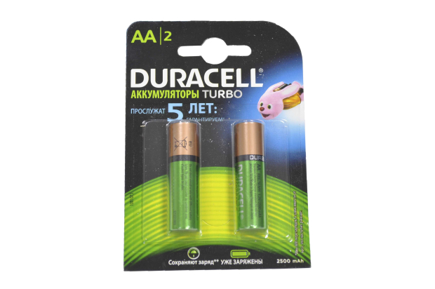 Duracell HR6/2BL 2500mA (AA) Аккумулятор (блистер)