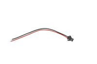Разъем SMP-02V-BC "гн" 2-pin с кабелем 0,15м AWG22
