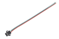 Разъем SMP-03V-BC "гн" 3-pin с кабелем 0,15м AWG22