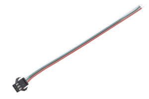Разъем SMP-03V-BC "гн" 3-pin с кабелем 0,15м AWG22 (127316)