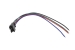 Разъем SMP-04V-B "шт" 4-pin с кабелем 0,15м AWG22 — фото 1