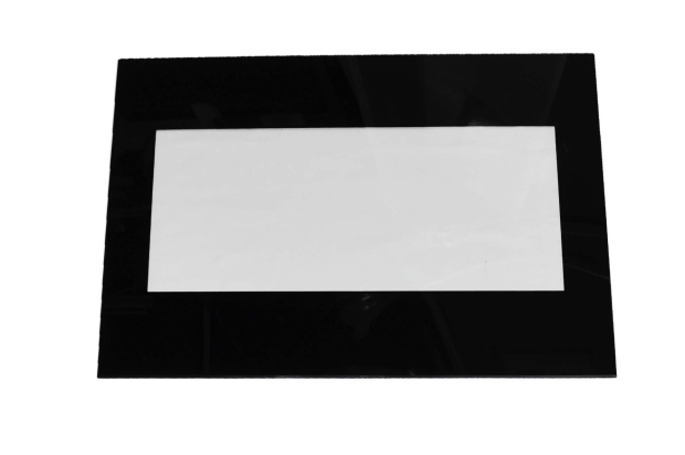 01040660* Стекло внутреннее Gefest 1200-1500, 6100-6500, 1140, ДА122, ДА602, 485x435мм (с черным контуром)