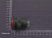 Кнопка R16-504BD-R Off-(On) 250V 3A D=16mm красная (без фиксации) (LED подсветка - 3V)