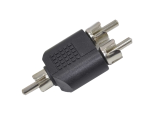 Переходник RCA "шт" - 2 x RCA "шт" пластик 2-261