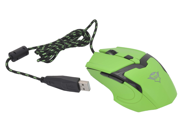 22384 Мышь Trust GXT 101-SG Spectra green