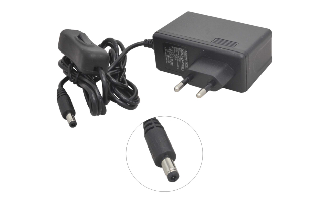 Блок питания 12V  2.0A с переключателем 1.2м, (5.5x2.5) LP90 MPM 10-100