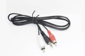 Шнур 3.5mm "шт" стерео - 2 x RCA "шт"  1.2м 17-4202-8