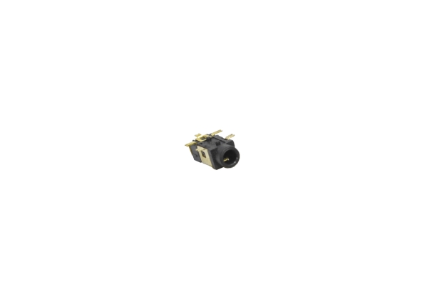 Разъем аудио 2.5mm "гн" стерео пластик HJ-08 (на корпус)