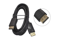 Шнур Dialog CV-0818 black DisplayPort (M) - DisplayPort (M) ver.1.1, 1.8м, в пакете