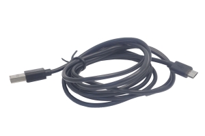 24426 Кабель шнур QUMO USB - micro USB круглый, PVC, 1,8м, OEM черный