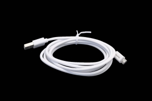 24427 Кабель шнур QUMO USB - micro USB круглый, PVC, 1,8м, OEM белый