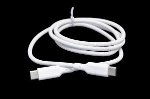 32965 Кабель Qumo Type-C-Type-C 1м. 3A, 60W PD, силиконовый (белый)