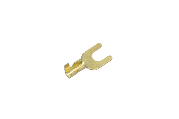 Клемма вилочная D=5.5mm gold DJ441A-4B 08-0172