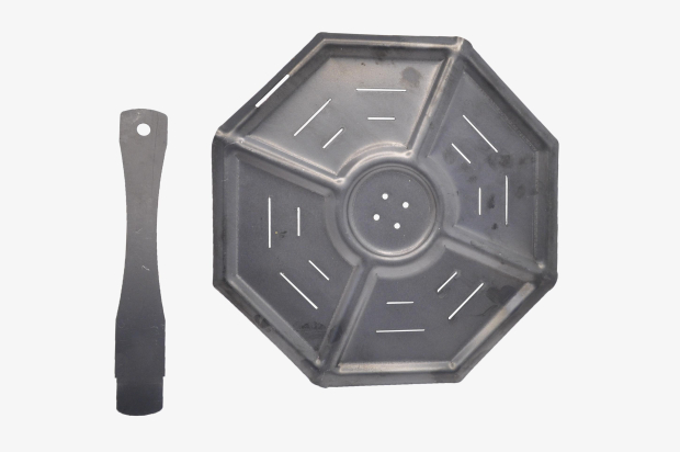 04022106 Подставка для защиты посуды от прямого соприкосновения с огнем, оксидиров., d-200 мм