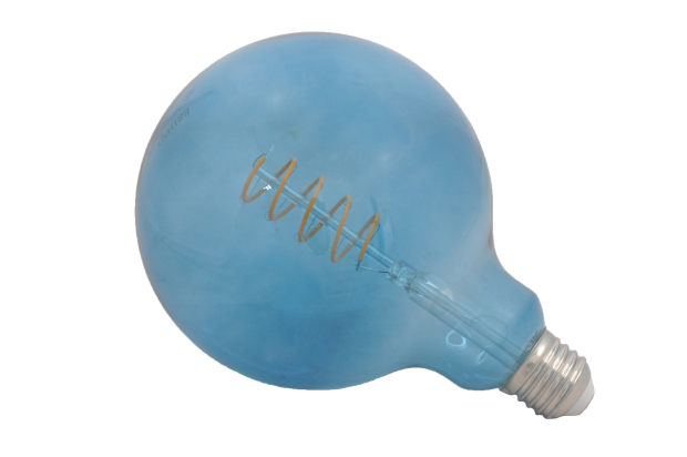 Лампа светодиодная Gauss Loft G125, E27, 5Вт, нитевидная, sky blue