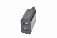 UHE22 Сетевое зарядное устройство UBIK, 2 USB 2A черный
