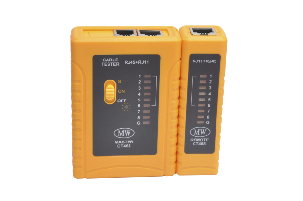 Кабельный тестер для проверки UTP кабелей CT468 RJ45(8P8C)