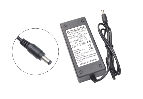 Блок питания 220V/12V  3.0A Hinhuat-1230 (5.5x2.5) импульсный (адаптер)