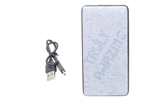 23813 Портативное зарядное устройство DA DT0021GY 10000mA-ч, 2USB 2A серый