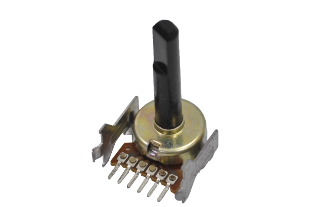 Резистор переменный 6pin B50K d=16mm L=30mm L- type №8C