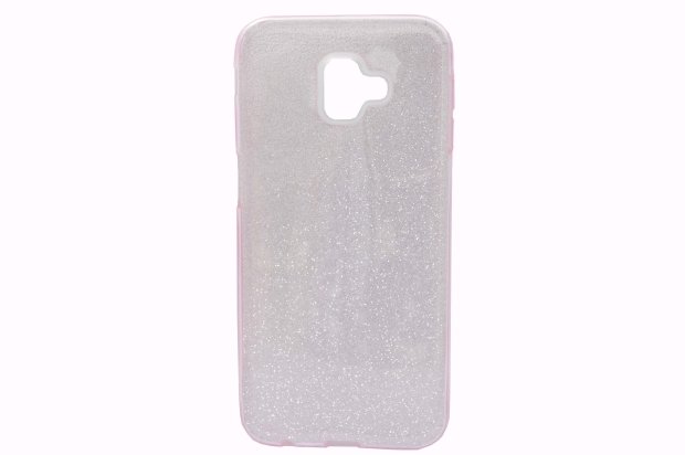 Накл. силикон глянец Re:Case "Sparkle" SAM J6plus 2018 розовый