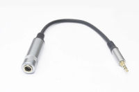 Переходник 3.5mm "шт" стерео - 6.3mm "гн" стерео 0.2м H240 (LivePower)