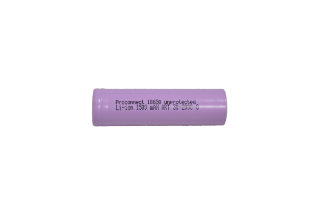 Аккумулятор 18650 Proconnect 1500mA 3.7V (LI- ion) 30-2000-8