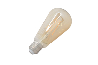 Лампа светодиодная loft Rexant ST64, E27, 11.5Вт, нитевидная, груша