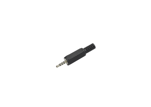Разъем аудио 2.5mm "шт" 4C пластик 1-021