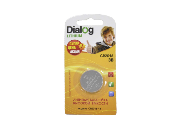 Dialog CR2016-1BL батарейка