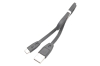 13684 Кабель Walker C320 USB - microUSB, плоский, черный