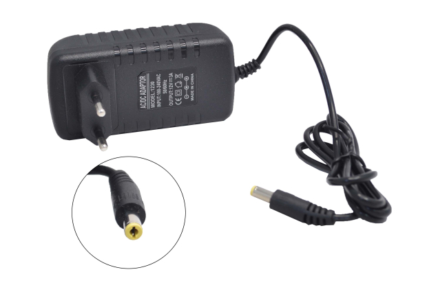 Блок питания 220V/12V  3.0A №1230 (5.5x2.5) импульсный (адаптер)