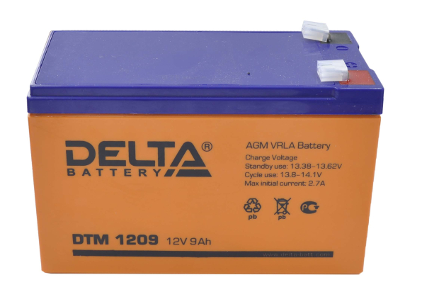 Аккумулятор DTM1209 Delta (12V 9A)