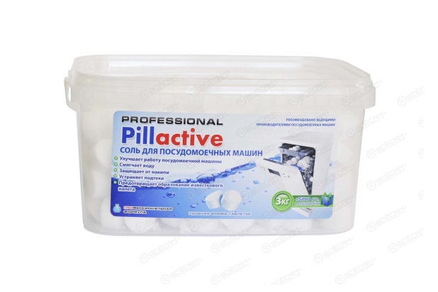 Соль для посудомоечных машин Pillactive, 3,5кг