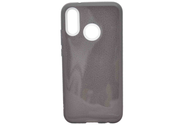 Накл. силикон глянец Re:Case "Sparkle" Huawei P20lite черный