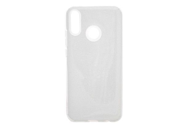 Накл. силикон глянец Re:Case "Sparkle" Huawei Y9 2018 серебро