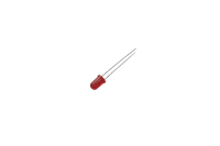 Светодиод  5мм L-7113ID-12V - красный матовый (625nm 60°) питание 12V