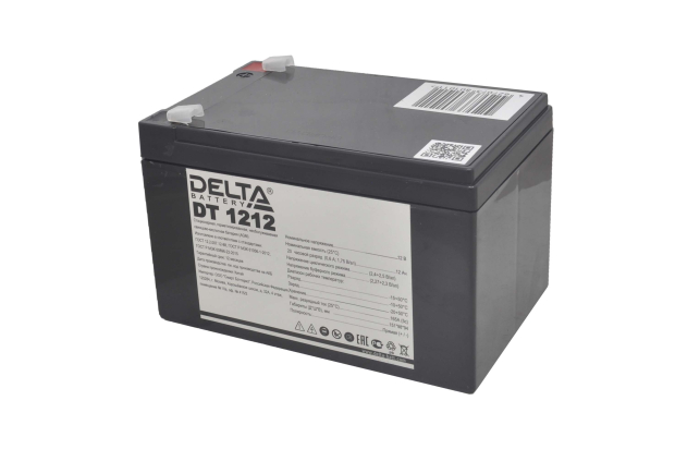 Аккумулятор DT1212 Delta (12V 12A)