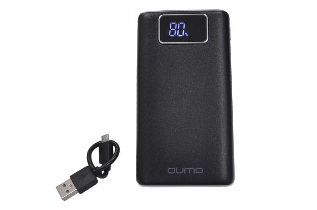 23161 Портативное зарядное устройство Qumo PowerAid P10000mA black