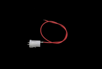 Разъем MHU 5.08 mm с кабелем 0.3м AWG20 красный