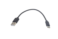 27003 Кабель Walker C055 USB-Type-C 0,2m, черный