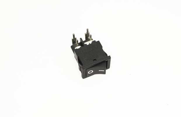 Переключатель KCD1-104-04 On-Off черный 250V 5A (4c)