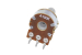 Резистор переменный 6pin(3+3) A100K d=16mm L=20mm стерео (с рифлением + шлиц) №001899