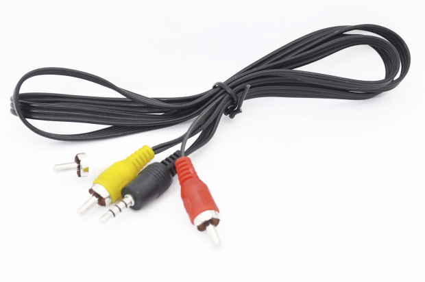 Шнур Jack 3.5mm "шт" - 3 x RCA "шт" 1.0м Lit