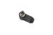 Разъем питания 5.5x2.1x10.0mm "шт" угловой на кабель 14-0312 (SZC-0028d)