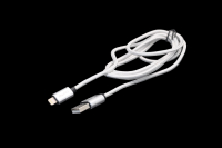 23708 Кабель Qumo MFI C48 USB-Apple 8pin опл. нейлон 1.5м серебро