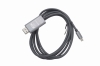 29478 Кабель Walker WHD-55 HDMI/Type-C, 2м поддержка 4К, серый