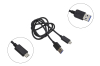 22471 Кабель Qumo type-C 1м. USB 3.0, 5B 3A, 15W, PVC оплетка, PVC molded коннектор (черный)
