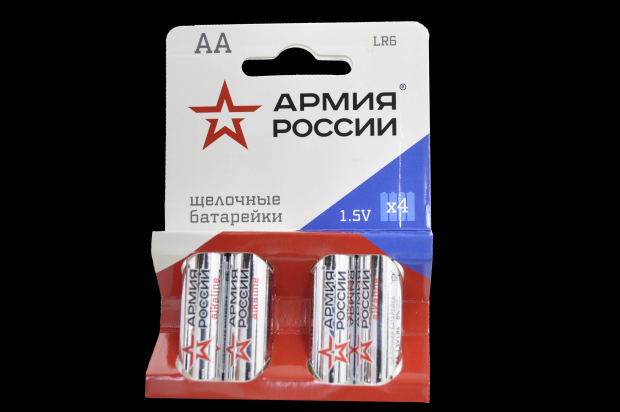 Армия России LR6-4BL (AA) батарейка (штука)
