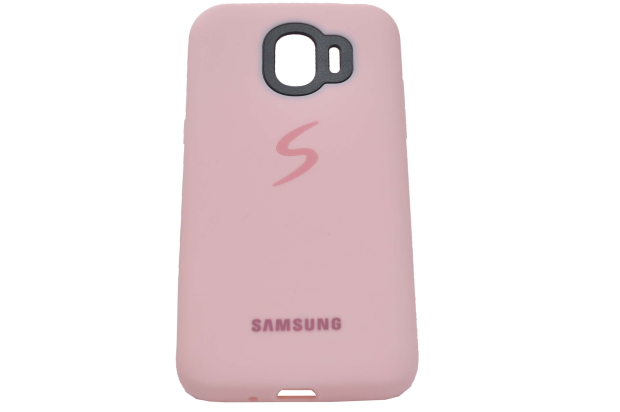 17138 Чехол Silicone case для Samsung J250/J2(2018), розовый